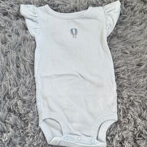 Carter's Sky Blue Onesie with Balloon Design